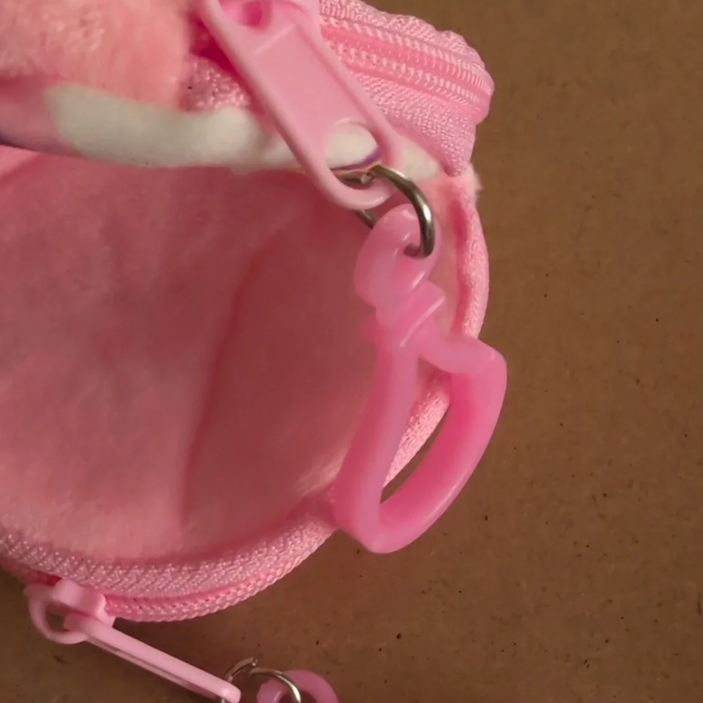 Adorable Pink Character Coin Pouches